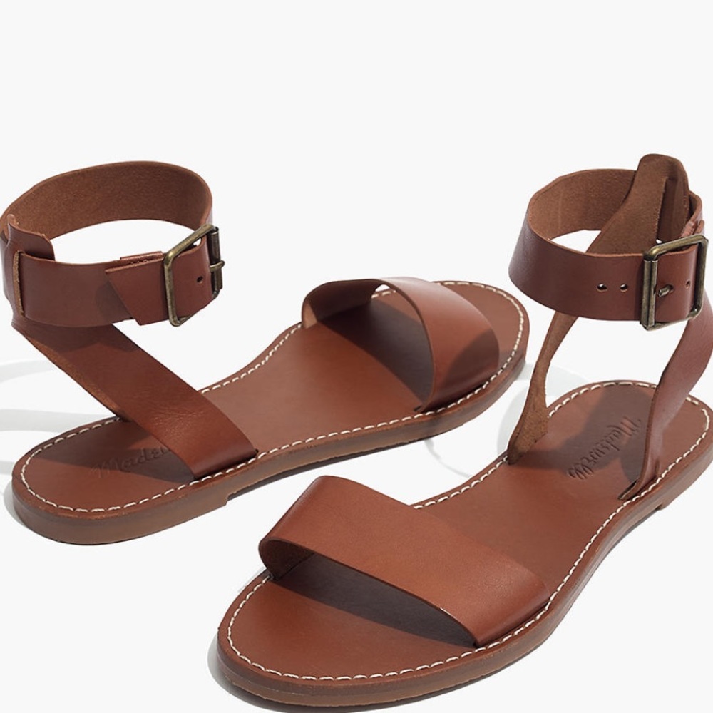 NWT Madewell The Boardwalk Ankle Strap Sandal